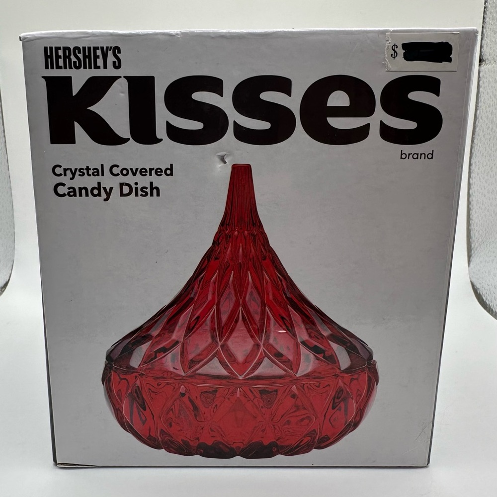 Godinger Red Crystal Hershey’s Kiss Candy Dish - Picture 6 of 6